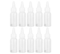 Hztyyier Botellas de aerógrafo vacías, frascos para pintura 30 ml con escala for almacenamiento y repuesto, 10 piezas for uso en arte y decoración