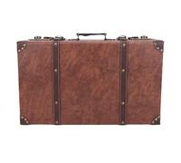 Hztyyier Caja de Almacenamiento Decorativo de Maleta de Madera Vintage Cofre de Recuerdos Adecuados para Decoración del Hogar Mentosos