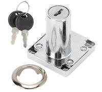 Hztyyier Cerradura de Cajón, 3 Piezas Cerradura de Gabinete de Aleación de Zinc con Llaves, para Escritorio, Cajón, Armario, Puerta, Buzón, Joyero, Accesorio de Hardware