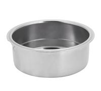 Hztyyier Cesta de Filtro de café de Acero Inoxidable de Acero Inoxidable, Fácil de Usar, para el Hogar/bar, Tamaño de una Sola Taza, Cesta de Filtro Presurizado (ración doble)