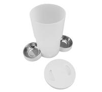 Hztyyier Comedero Automático para Mascotas, Dispensador de Comida Inteligente con Control Remoto WiFi de 5 L, Doble Fuente de Alimentación y Recipiente de Acero Inoxidable, para Gatos y