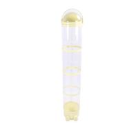 Hztyyier Cubo Organizador Iluminado con Tubo de Exhibición de Juguetes de Peluche Ajustable para Juguetes y Muñecas en el Dormitorio, Sala de Estar, Material Seguro (YELLOW)