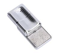 Hztyyier Deslizador de Metal de Alta Jugabilidad para Cronometraje, Juguete Ligero para Aliviar el Estrés para Iniciar Conversaciones, Efectos de Sonido Internos únicos (Plata Brillante)