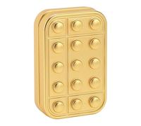 Hztyyier El Juguete Deslizante de Tarjeta de Empuje de Dedo de Metal Portátil Mejora la Atención Plena, El Tiempo y Las Conversaciones, para Jugar con una Sola Mano en El Trabajo o en Casa (#11)