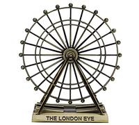 Hztyyier esculturas de noria London Eye formas verdes bronce decoraciones para oficina y hogar