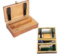 Hztyyier Estuche de Madera Caja Organizadora para Lápices Almacenamiento Antiguo con Cierre for Escritorio