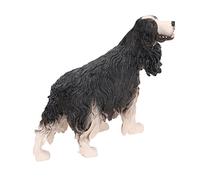 Hztyyier Figuras de Cocker Spaniel, Juguetes Educativos de Animales para Niños y Decoración del Hogar, Figura de Perro Realista para Dormitorio, Sala de Estar, Estudio, Hecha de Plástico (PL127-1314