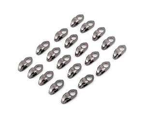 Hztyyier Ganchos para Encajes de Botas, 20 Piezas, Hebillas de Cordones de Cuero, Accesorios de Reparación y Decoración para Camping