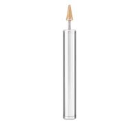 Hztyyier Herramienta de cuero para pintura al óleo, aplicador de tinte manual con rodillo y pluma ideal para arte en tiras de cuero blanco
