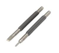 Hztyyier Herramienta de Juego de Clavos, Herramienta de Perforación de Clavos con Resorte de Doble Extremo de Acero con Alto Contenido de Carbono para Trabajar Madera y Metal