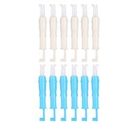 Hztyyier Herramienta de Rosca Automática de Plástico de Plástico que Amenaza la Aguja 12 PPC para Máquinas de Coser, Azul y, Diseño Ergonómico, Accesorios de Máquina de Coser Doméstica
