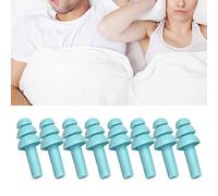Hztyyier Influenciando Tapones de Tubería, 4 Pares de Tapas para el Sonido para Dormir Dormir con Cenizas Lavables con una Erupción Lenta la Reducción Sueño y Ruido Cómodo (BLUE)