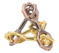 Hztyyier Ingenioso Juguete de Rompecabezas tetramétrico: Desbloquea Rompecabezas de Aleación de Metal para Mejorar Las Habilidades de Razonamiento