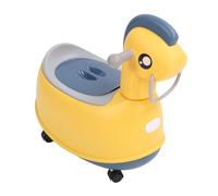 Hztyyier Inodoro para Niños Atractivo Orinal de Viaje Inodoro Estable Silla de Entrenamiento para Ir Al Baño para Niños Material PP/PU Adecuado para/Entrenamiento para Ir Al Baño