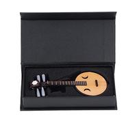 Hztyyier Instrumento Musical de Cuerda Nacional Chino Zhongruan, Estilo Clásico, 14 Cm, Calidad de Sonido para Amantes de la Música