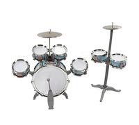 Hztyyier Instrumentos Musicales para Niños Jazz Set Kit para Principiantes con Sonido Fuerte con Taburete para Interacción entre e Hijos