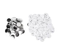 Hztyyier Juego de 100 Insignias de Botón, Diseño de Botón, Cubierta Trasera, Insignia de Plástico, Pin, Kit para DIY, Herramientas y Suministros para Manualidades (Día 58mm)