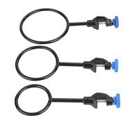 Hztyyier Juego de Anillos de Hierro de Soporte de Laboratorio de 3 Piezas Juego de Abrazadera de retorta de 60 mm 80 mm 100 mm para Trabajo de Laboratorio de química o física