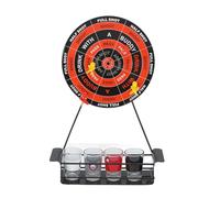 Hztyyier Juego de Dardos Magnéticos para Beber, Divertido Juego de Fiesta para Adultos con Vaso para Accesorios de Decoración de Bar, Completo para Diversión en Grupo, Hierro + Material de Vidrio