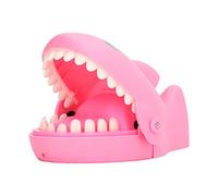 Hztyyier Juego de Dentista, Juguete Divertido para Aliviar el Estrés, Juego Seguro para Morder los Dedos, Decoración, Cumpleaños (PINK)