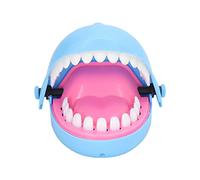Hztyyier Juego de Dentista, Juguete Divertido para Aliviar el Estrés, Juego Seguro para Morder los Dedos, Decoración, Cumpleaños (BLUE)