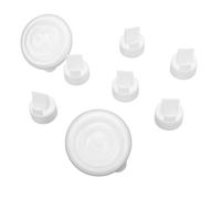 Hztyyier Juego de Protectores de Reflujo de Válvulas de Pico de Pato, Accesorios de Repuesto Eficientes para Extractores de Leche para S2 S1 9 Plus Dew 350, Hechos de Silicona Líquida, 2 Válvulas de