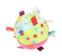 Hztyyier Juguete de Fútbol de Peluche para Mascotas, Pelota de Fútbol con Campana Interactiva Que Mejora la Energía para los Amantes de los Perros (Estilo Rana)