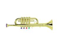 Hztyyier Juguete de Saxofón para Niños para el Desarrollo del Talento Musical con Juego Imaginativo, Activo de Juego de Roles, Tamaño de 10 X 37 Cm (Gold)