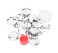 Hztyyier Kit de Fabricación de Botones de Cubierta Redondos para Bolsas de Tela y Costura de Bricolaje (25MM)