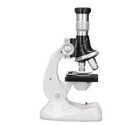 Hztyyier Kit de Microscopio Científico Educativo para Niños, Aumento de 1200X con Caja de Muestras, Diapositivas y Pinzas para una Experiencia de Aprendizaje Práctica