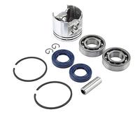 Hztyyier Kit de Pistón de Cilindro, Kit de Sello de Aceite de Rodamiento de Anillos de Pistón de 37mm Apto para 017 MS170