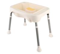 Hztyyier Lavabo para champú Estación de Lavado de Cabello Acostado, Cómodo Lavabo para Lavado de Cabello con Soporte para el Cuello Desmontable, Material Plástico Robusto, Tamaño Portátil y Compacto