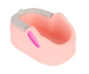 Hztyyier Lavabo para Lavar los Glúteos del bebé para Niños, Lavabo Liviano Fácil de Usar, Ideal para el Hogar y los Viajes, Material de PP PU Rosa