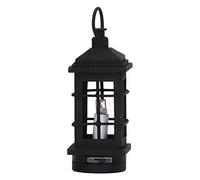 Hztyyier Linterna LED de Metal para Casa de Muñecas, Lámpara de Mano a Escala 1:12, Minilinterna Negra para Decoración de Casa de Muñecas, Cumpleaños para Niños