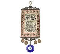 Hztyyier Mal de Ojo Azul Adorno de Perlas de Turco Colgante de Cristal para Decoracion de Pared y Hogar