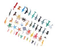 Hztyyier Marine Animals World Toys Pack de 50 Figuras de Acción Realistas del Océano para la Imaginación del