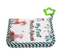 Hztyyier Mi Libro de Fotos de Tela para Bebés Álbum de Recuerdos de Material de Tela Suave con Bolsillos para Fotos de 4 X 6 Recurso Educativo Ideal para Contar Historias para Bebés Recién Nacidos