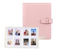 Hztyyier Mini álbum de Fotos, 128 Bolsillos, Cubierta de PU, álbum de Fotos, álbum de Fotos, Regalo de Bodas de Cumpleaños para Fotos Instax (2)