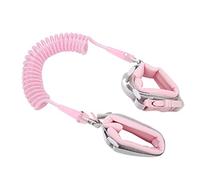 Hztyyier Niño Anti Lost Wrist Link Arnés Correa Correa Cuerda Correa Walking Hand Belt Band Pulsera para niños pequeños, niños(Rosado)