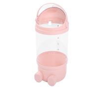 Hztyyier Organizador de Juguetes de Peluche, Contenedor de Almacenamiento de Animales de Peluche Transparente, Cubo de Almacenamiento de Juguetes Espacioso, 32 Uds. (PINK)