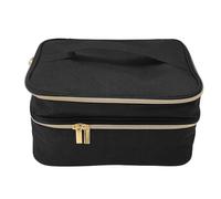 Hztyyier Organizador de Suministros de Costura con Almacenamiento Versátil, Bolsa de Costura de Poliéster Resistente Al Agua para Viajes y Uso Diario (Black)