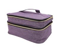 Hztyyier Organizador de Suministros de Costura con Almacenamiento Versátil, Bolsa de Costura de Poliéster Resistente Al Agua para Viajes y Uso Diario (Purple)