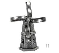 Hztyyier Ornamento de Metal estatuilla, Molino de Viento holandés Creativo Mano de Soldadura decoración para el hogar Arte Fundido artesanía Regalos