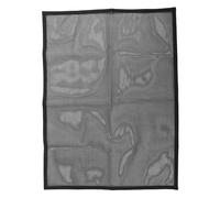 Hztyyier Pantalla para Chimenea Cubierta Protectora contra Chispas de PVC Puerta de Malla Segura Negra, Diseño de Rejilla Densa, Barrera a Prueba de Bebés, Adecuada para la Mayoría de Chimeneas