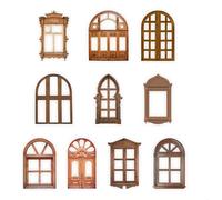 Hztyyier Papel Decorativo Duradero para Puerta y Ventana Hueca Vintage, para álbum de Recortes, Diario, Manualidades DIY