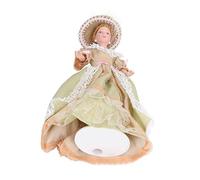 Hztyyier Personas de Porcelana en Miniatura para Casa de Muñecas, Modelo de Cerámica Realista con Soporte para Fanáticos de Casa de Muñecas