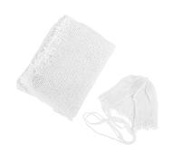 Hztyyier Photography Requisito Conjunto para Bebés Recién Nacido para Bebés Suave para el Sombrero de la Mohair para Imágenes Inolvidables Que Son Adecuadas para Dentro de un Mes (Sombrero + Abrigo)