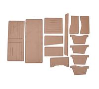 Hztyyier Plantilla de Acrílico, Molde Transparente para Cuero Artesanal, Ideal para Cartera o Monedero DIY for Bolsa y Accesorios