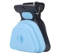 Hztyyier Práctica Pala Portátil para Excrementos de Cachorro, de Mano, con Bolsa de Basura, Limpiador Fácil de Excrementos de Perro para Dueños de Perros, Tamaño de Plástico (Blue)