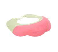 Hztyyier Protector de Pelo para Lavado de Niños Hecho de Material de Silicona, Protector de Ducha Ajustable para Baño de bebé, Adecuado para Niños y Pequeños (rojo)